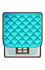 teal overlap roof