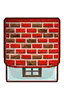 red brick roof