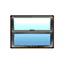 gray frame window