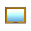 brown frame window