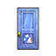 light-blue door