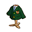 blazer emblème vert