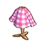 pull vichy rose
