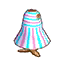 pastel-stripe dress