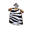 débardeur zèbre