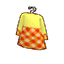 citrus gingham dress