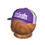 purple cap