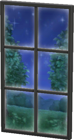Schw.-Rechteckfenster (Nacht)